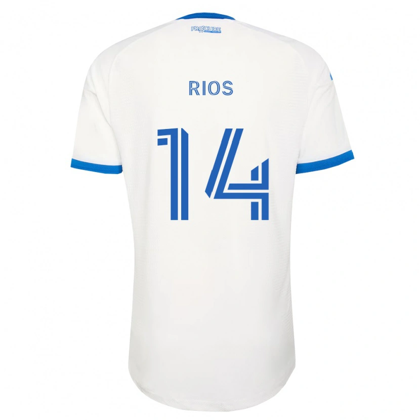 Danxen Herren Daniel Ríos #14 Himmelblau Weiß Auswärtstrikot Trikot 2026/27 T-Shirt
