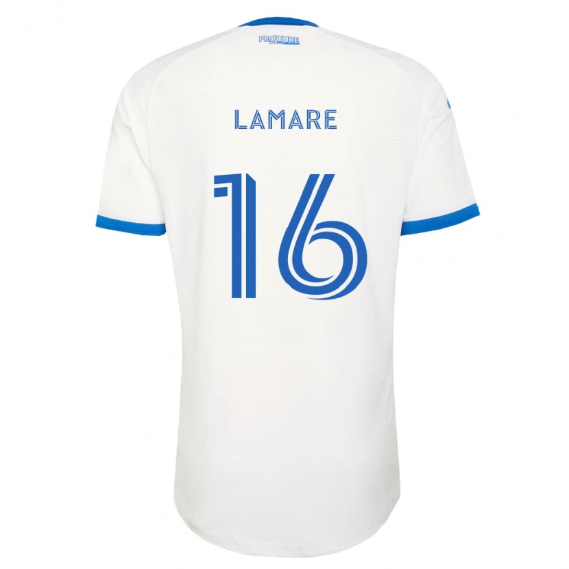 Danxen Herren Samuel Lamare #16 Himmelblau Weiß Auswärtstrikot Trikot 2026/27 T-Shirt