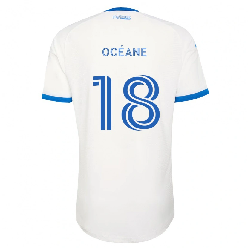 Danxen Herren Blouin Océane #18 Himmelblau Weiß Auswärtstrikot Trikot 2026/27 T-Shirt
