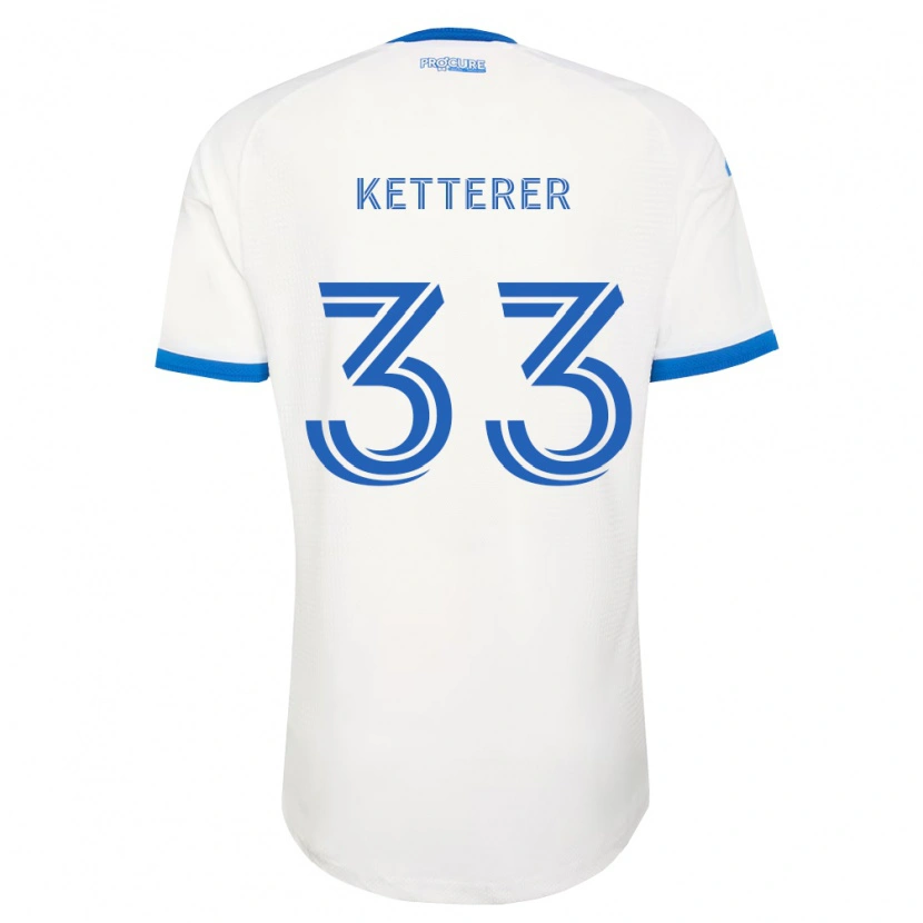 Danxen Herren Logan Ketterer #33 Himmelblau Weiß Auswärtstrikot Trikot 2026/27 T-Shirt