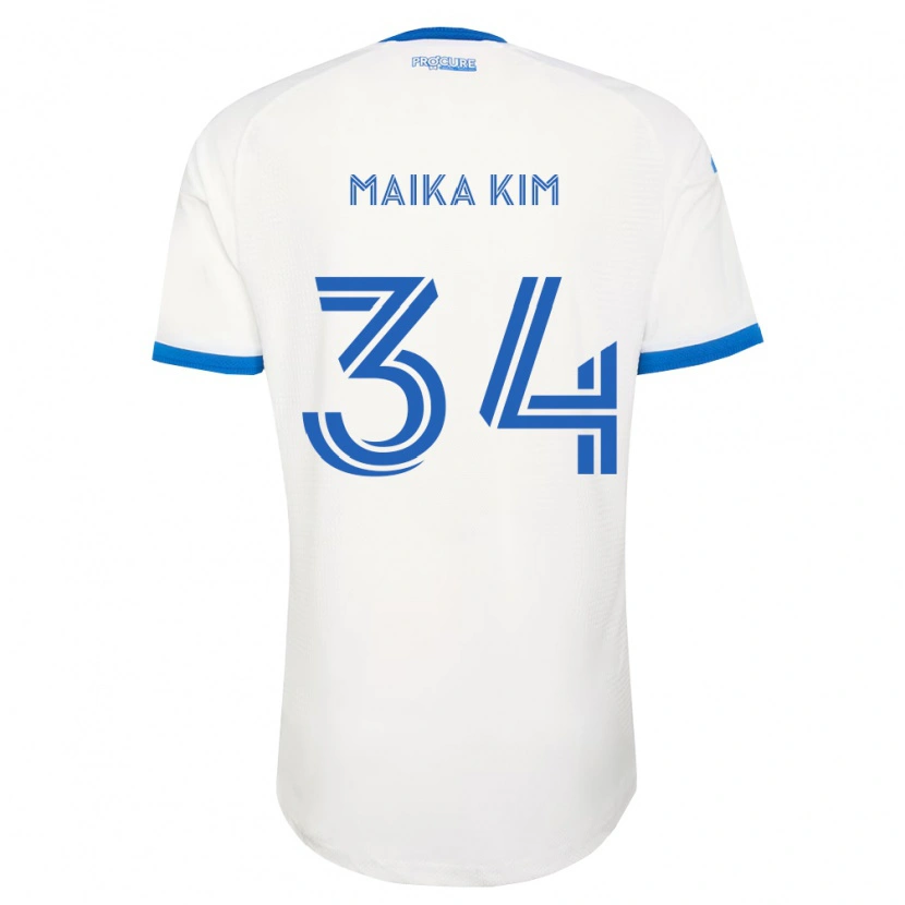 Danxen Herren Guerrier Maika Kim #34 Himmelblau Weiß Auswärtstrikot Trikot 2026/27 T-Shirt