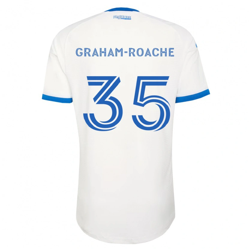 Danxen Herren Owen Graham-Roache #35 Himmelblau Weiß Auswärtstrikot Trikot 2026/27 T-Shirt