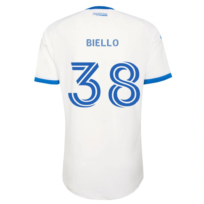 Danxen Herren Alessandro Biello #38 Himmelblau Weiß Auswärtstrikot Trikot 2026/27 T-Shirt