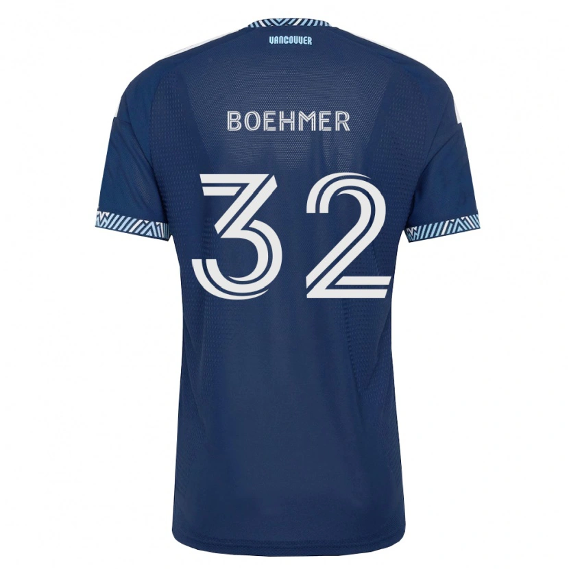 Danxen Herren Isaac Boehmer #32 Tiefblau Weiß Auswärtstrikot Trikot 2026/27 T-Shirt