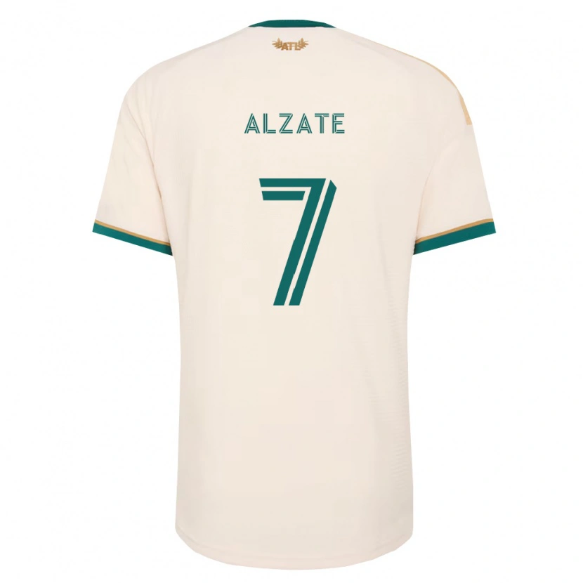 Danxen Herren Steven Alzate #7 Champagner Grün Auswärtstrikot Trikot 2026/27 T-Shirt