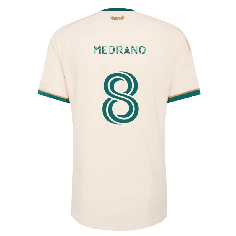 Danxen Herren Keven Medrano #8 Champagner Grün Auswärtstrikot Trikot 2026/27 T-Shirt