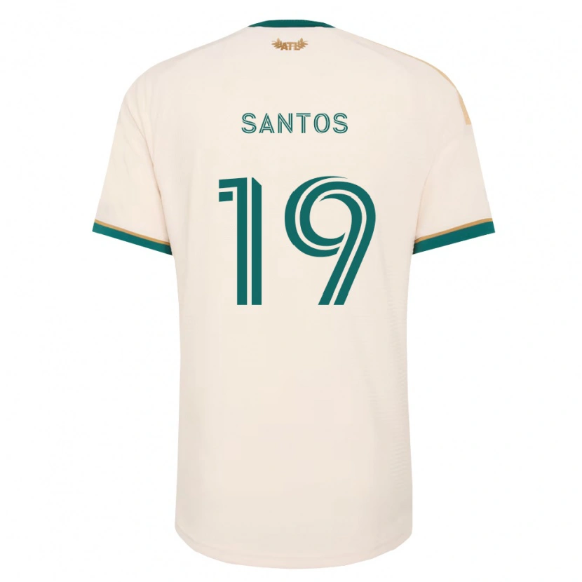 Danxen Herren Sergio Santos #19 Champagner Grün Auswärtstrikot Trikot 2026/27 T-Shirt