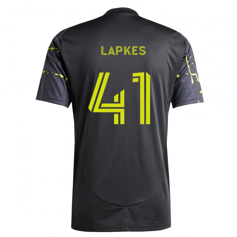Danxen Herren Stanislav Lapkes #41 Fluoreszierendes Gelb Schwarz Auswärtstrikot Trikot 2026/27 T-Shirt