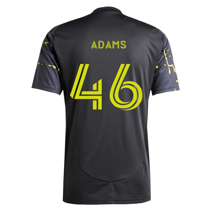 Danxen Herren Chase Adams #46 Fluoreszierendes Gelb Schwarz Auswärtstrikot Trikot 2026/27 T-Shirt