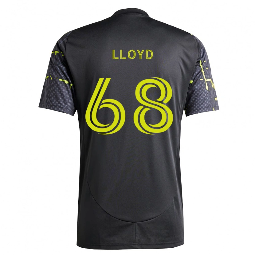 Danxen Herren Zach Lloyd #68 Fluoreszierendes Gelb Schwarz Auswärtstrikot Trikot 2026/27 T-Shirt