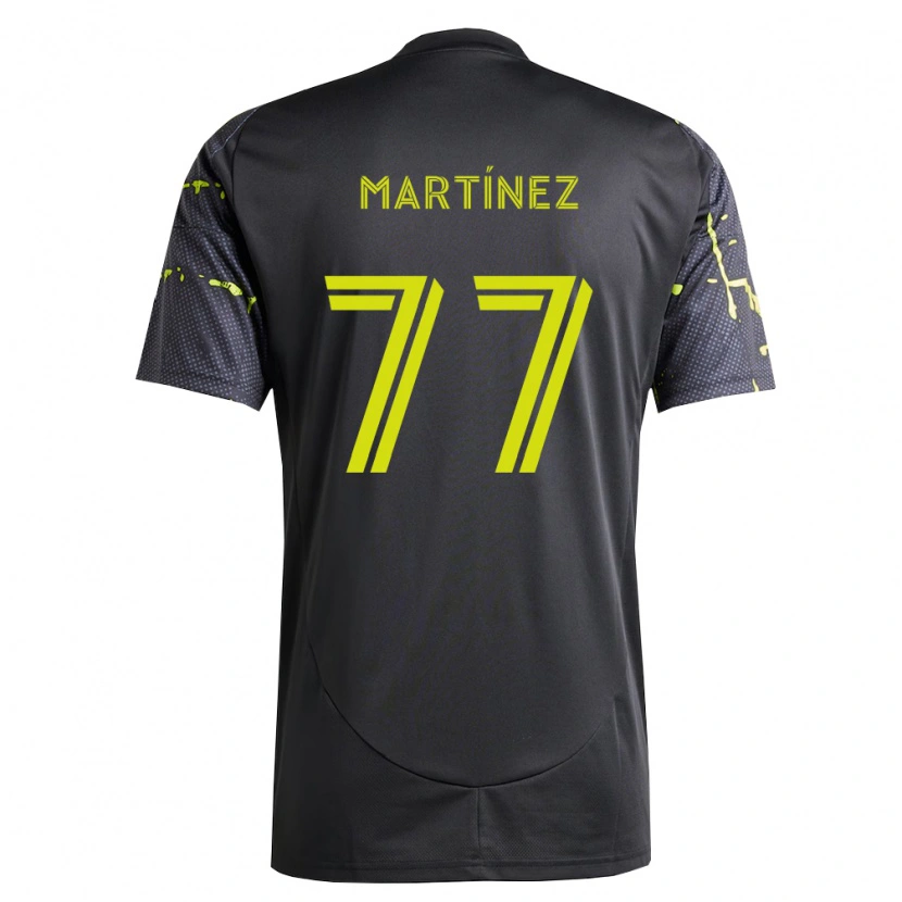Danxen Herren Josef Martínez #77 Fluoreszierendes Gelb Schwarz Auswärtstrikot Trikot 2026/27 T-Shirt