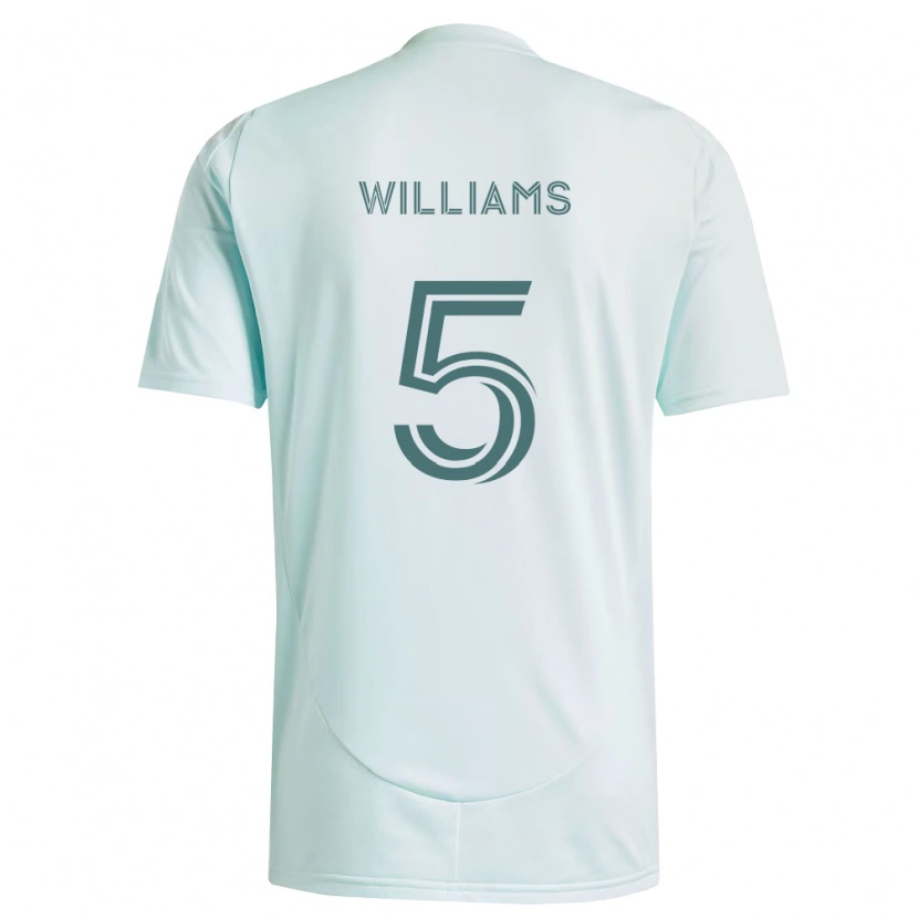 Danxen Herren Loïc Williams #5 Weiß Hellgrün Auswärtstrikot Trikot 2026/27 T-Shirt