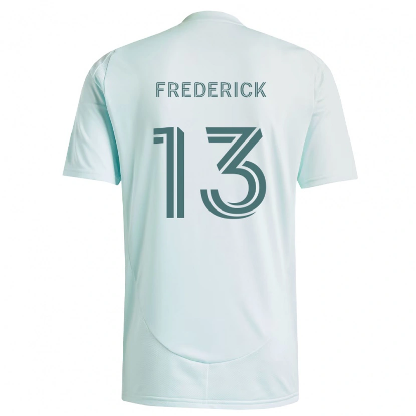 Danxen Herren Wayne Frederick #13 Weiß Hellgrün Auswärtstrikot Trikot 2026/27 T-Shirt