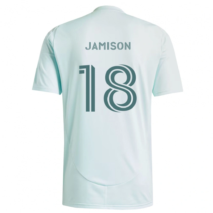 Danxen Herren Bryce Jamison #18 Weiß Hellgrün Auswärtstrikot Trikot 2026/27 T-Shirt
