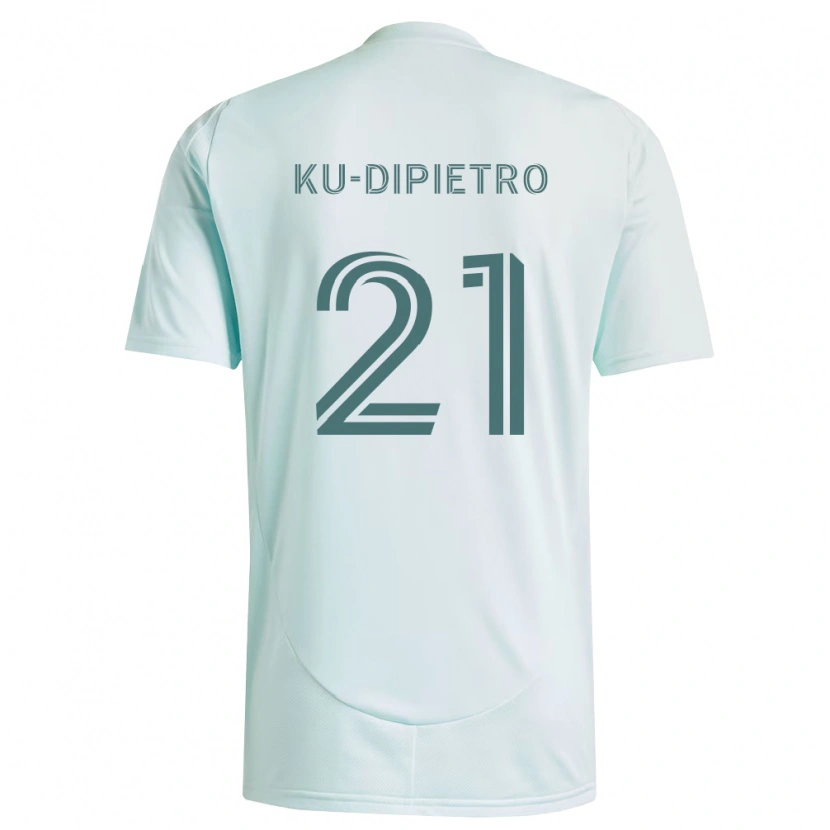Danxen Herren Theodore Ku-Dipietro #21 Weiß Hellgrün Auswärtstrikot Trikot 2026/27 T-Shirt