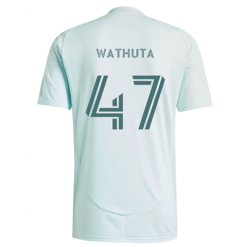 Danxen Herren Sydney Wathuta #47 Weiß Hellgrün Auswärtstrikot Trikot 2026/27 T-Shirt