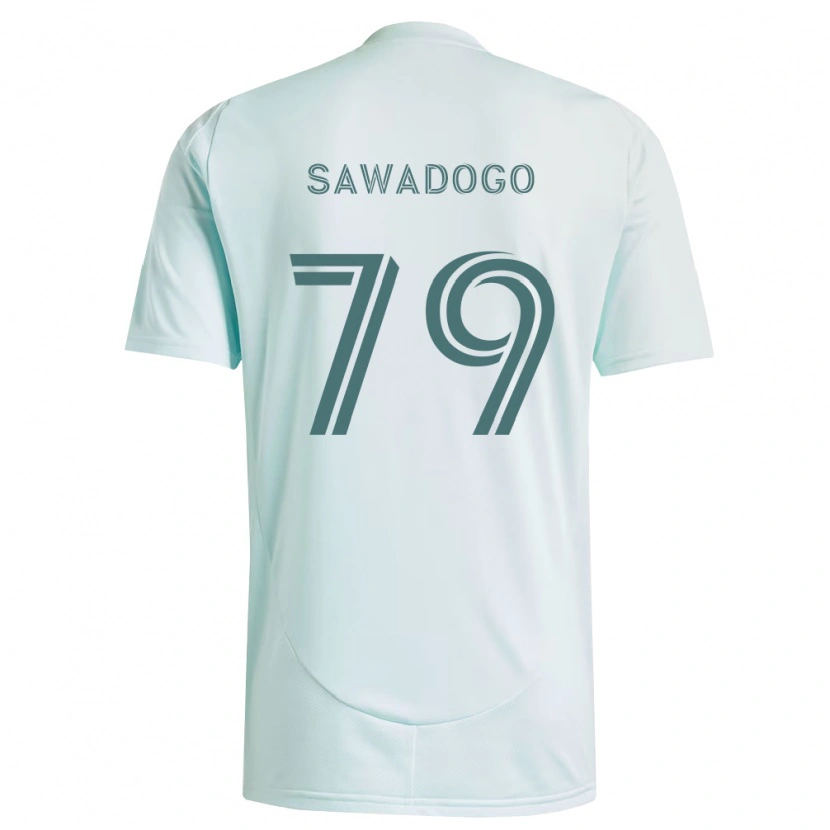 Danxen Herren Kamal Sawadogo #79 Weiß Hellgrün Auswärtstrikot Trikot 2026/27 T-Shirt