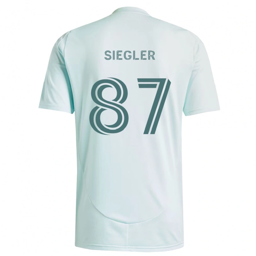 Danxen Herren Sebastian Siegler #87 Weiß Hellgrün Auswärtstrikot Trikot 2026/27 T-Shirt