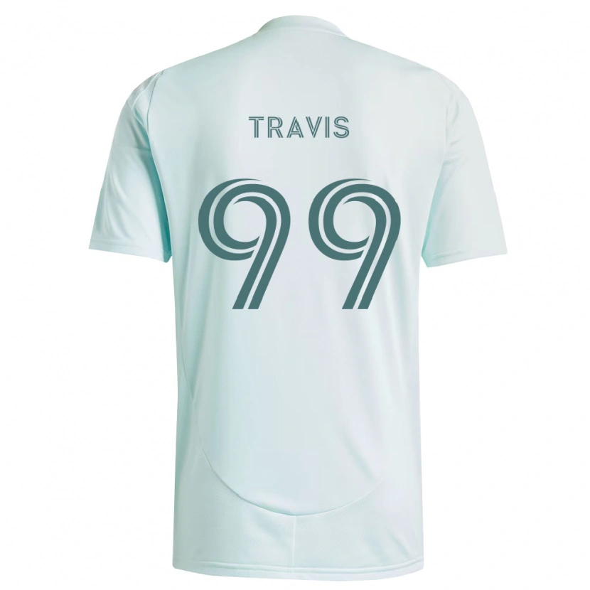 Danxen Herren Jackson Travis #99 Weiß Hellgrün Auswärtstrikot Trikot 2026/27 T-Shirt