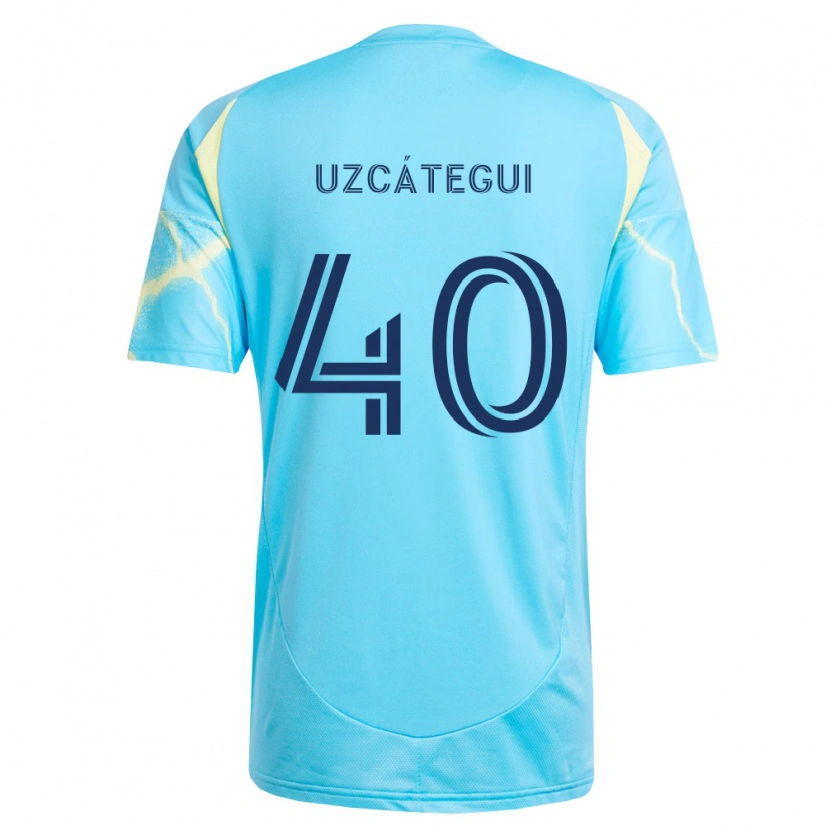 Danxen Herren Rafael Uzcátegui #40 Hellblau Schwarz Hellgelb Auswärtstrikot Trikot 2026/27 T-Shirt