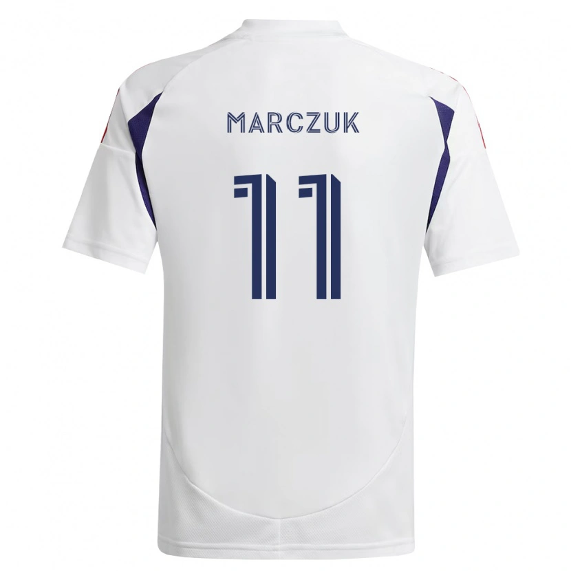 Danxen Herren Dominik Marczuk #11 Königsblau Rot Braun Auswärtstrikot Trikot 2026/27 T-Shirt