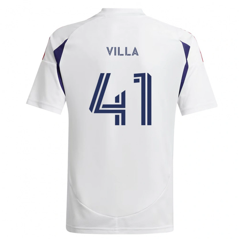 Danxen Herren Gio Villa #41 Königsblau Rot Braun Auswärtstrikot Trikot 2026/27 T-Shirt