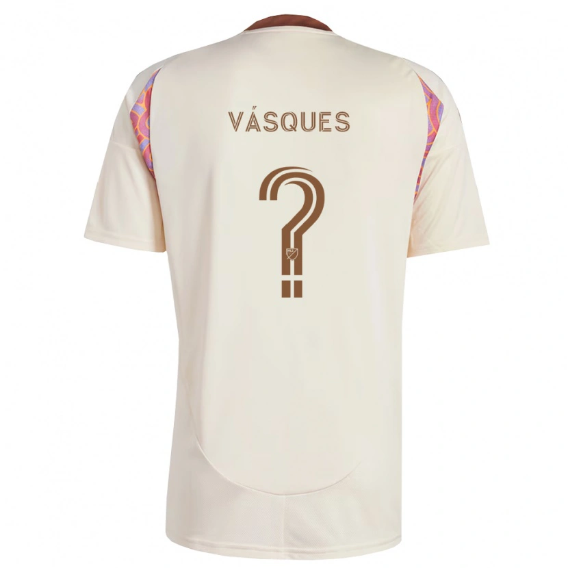 Danxen Herren Gabriel Vásques #0 Off-Weiß Pink Auswärtstrikot Trikot 2026/27 T-Shirt