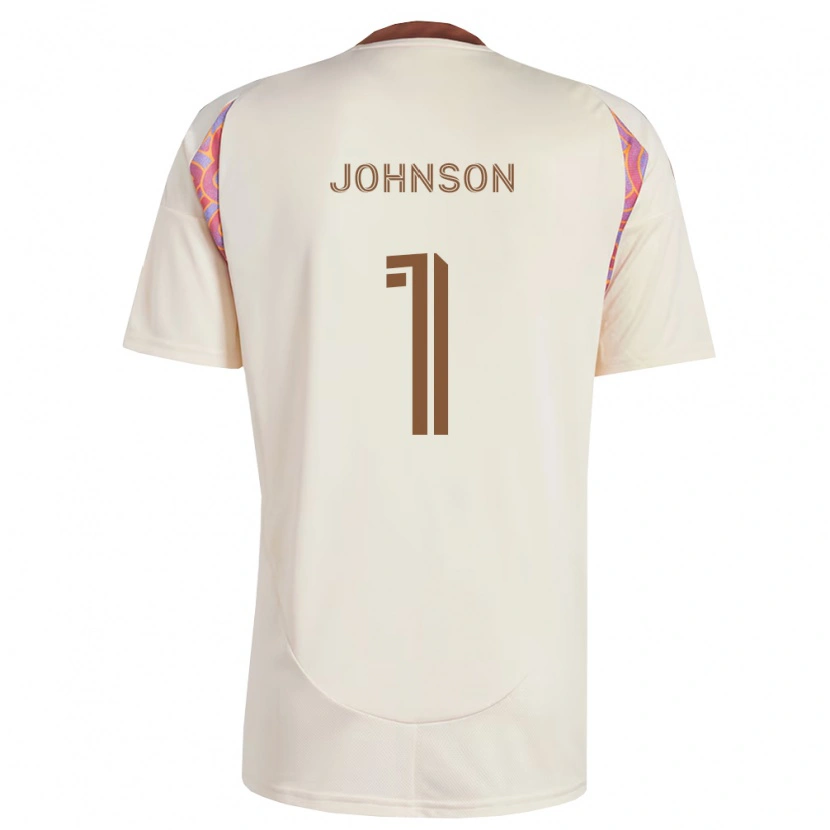 Danxen Herren Sean Johnson #1 Off-Weiß Pink Auswärtstrikot Trikot 2026/27 T-Shirt