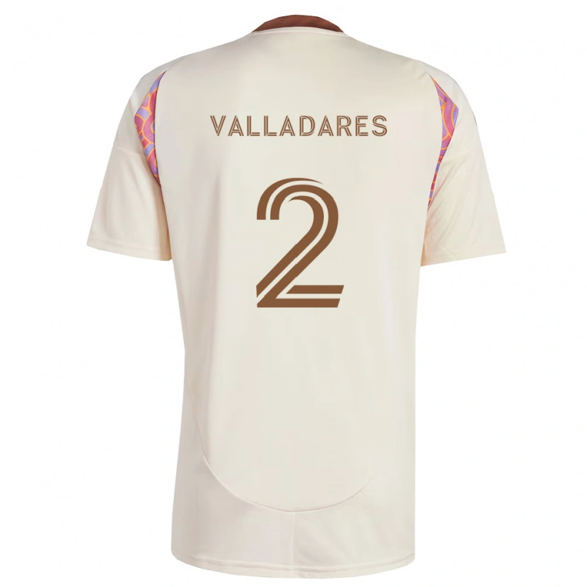 Danxen Herren Edenilson Valladares #2 Off-Weiß Pink Auswärtstrikot Trikot 2026/27 T-Shirt