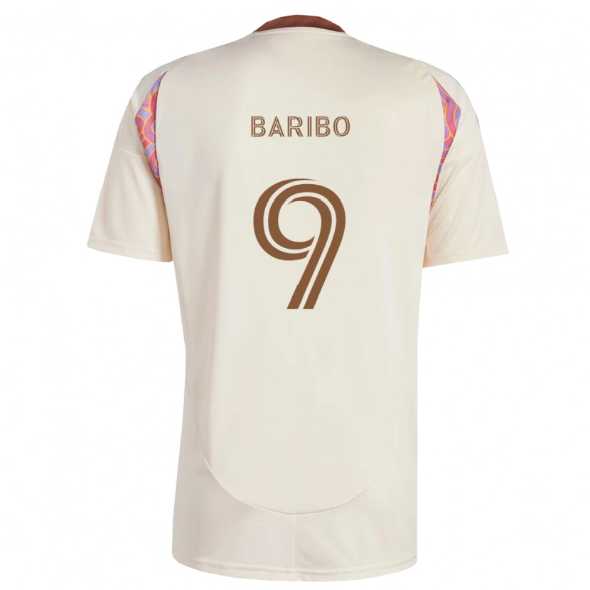 Danxen Herren Tai Baribo #9 Off-Weiß Pink Auswärtstrikot Trikot 2026/27 T-Shirt