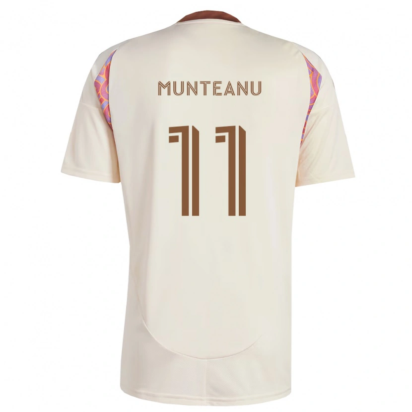 Danxen Herren Louis Munteanu #11 Off-Weiß Pink Auswärtstrikot Trikot 2026/27 T-Shirt