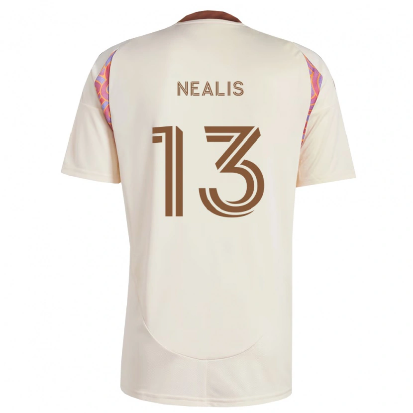 Danxen Herren Sean Nealis #13 Off-Weiß Pink Auswärtstrikot Trikot 2026/27 T-Shirt