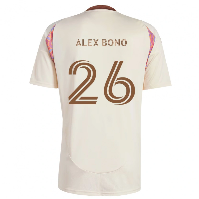 Danxen Herren Alex Bono #26 Off-Weiß Pink Auswärtstrikot Trikot 2026/27 T-Shirt