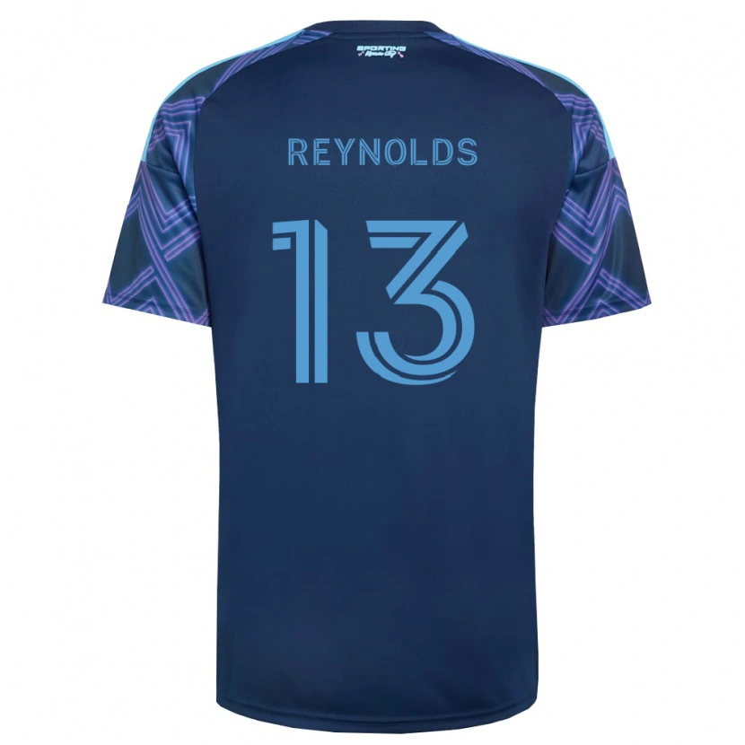 Danxen Herren Justin Reynolds #13 Königsblau Violett Auswärtstrikot Trikot 2026/27 T-Shirt