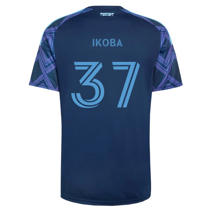 Danxen Herren Tega Ikoba #37 Königsblau Violett Auswärtstrikot Trikot 2026/27 T-Shirt