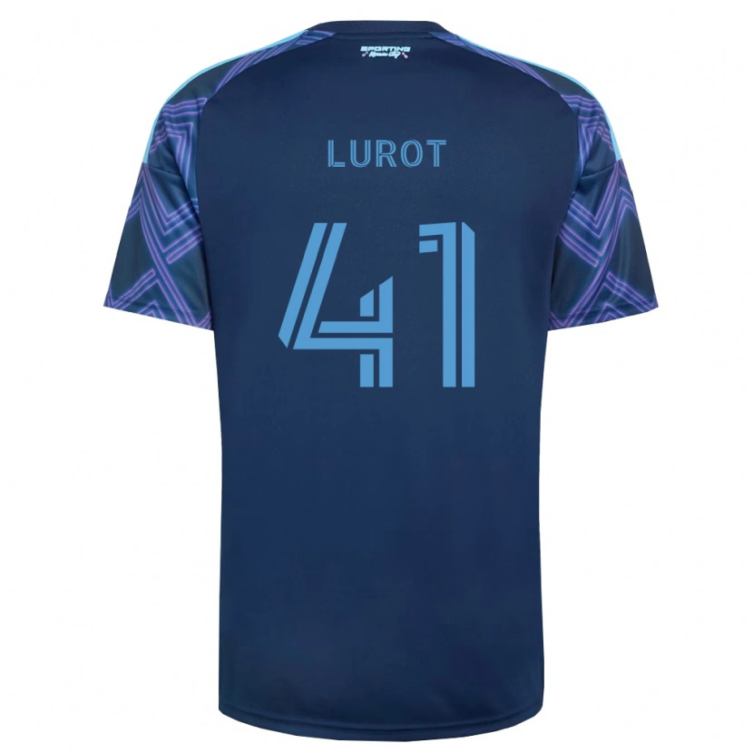 Danxen Herren Pierre Lurot #41 Königsblau Violett Auswärtstrikot Trikot 2026/27 T-Shirt