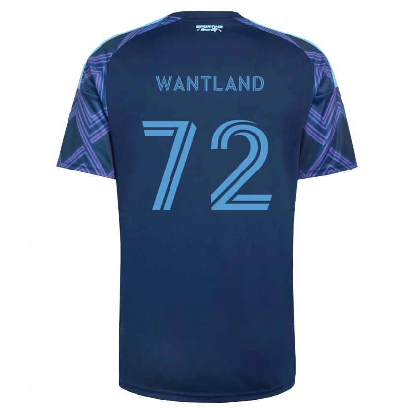 Danxen Herren Zane Wantland #72 Königsblau Violett Auswärtstrikot Trikot 2026/27 T-Shirt
