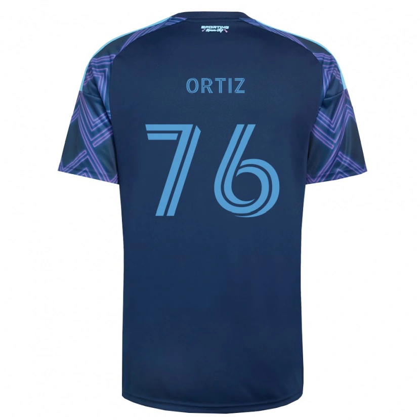 Danxen Herren Johann Ortiz #76 Königsblau Violett Auswärtstrikot Trikot 2026/27 T-Shirt