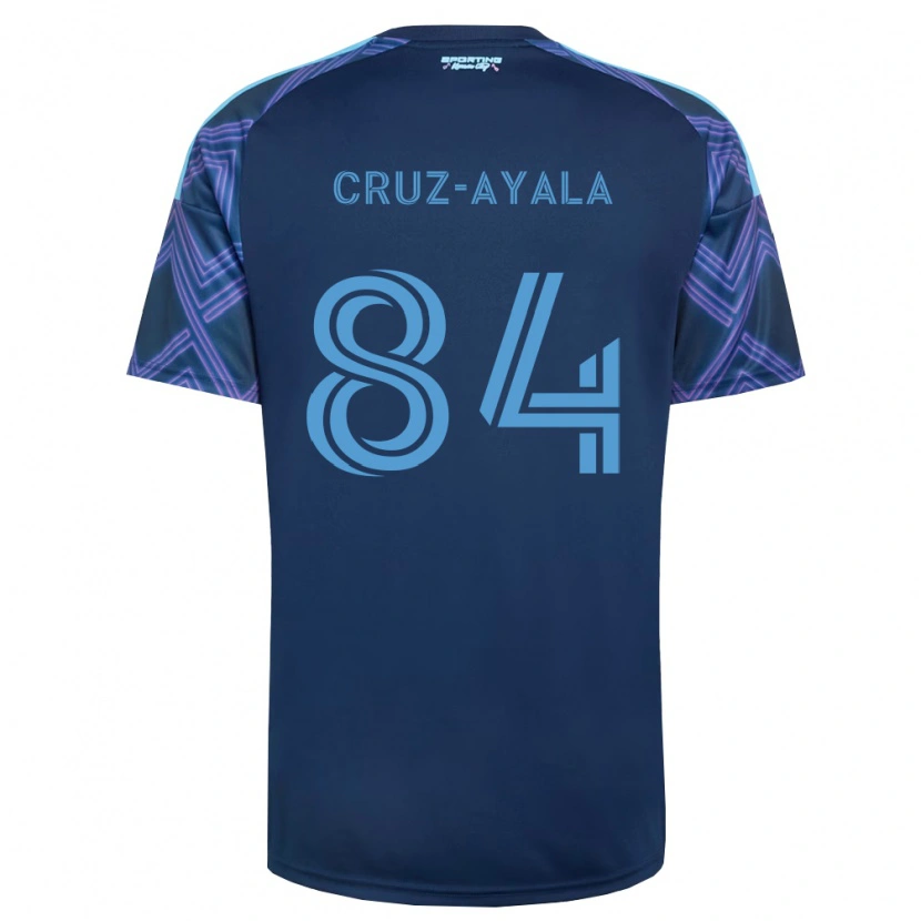 Danxen Herren Luis Cruz-Ayala #84 Königsblau Violett Auswärtstrikot Trikot 2026/27 T-Shirt