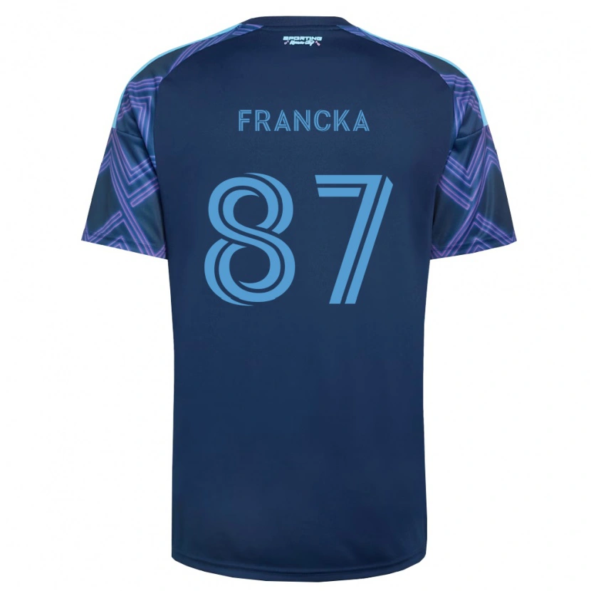 Danxen Herren Jack Francka #87 Königsblau Violett Auswärtstrikot Trikot 2026/27 T-Shirt