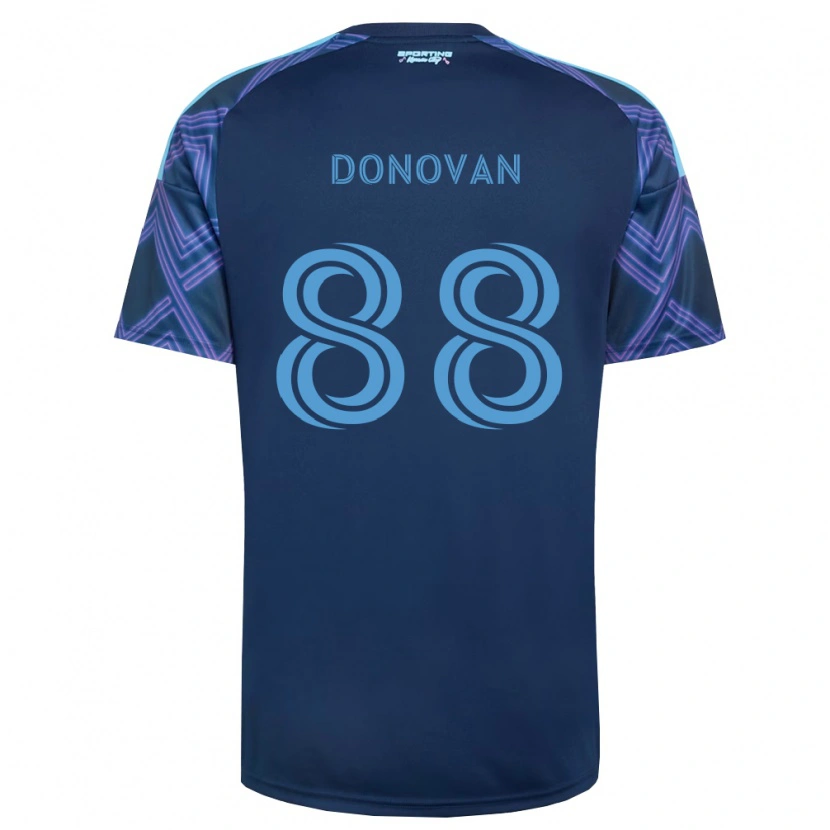 Danxen Herren Shane Donovan #88 Königsblau Violett Auswärtstrikot Trikot 2026/27 T-Shirt
