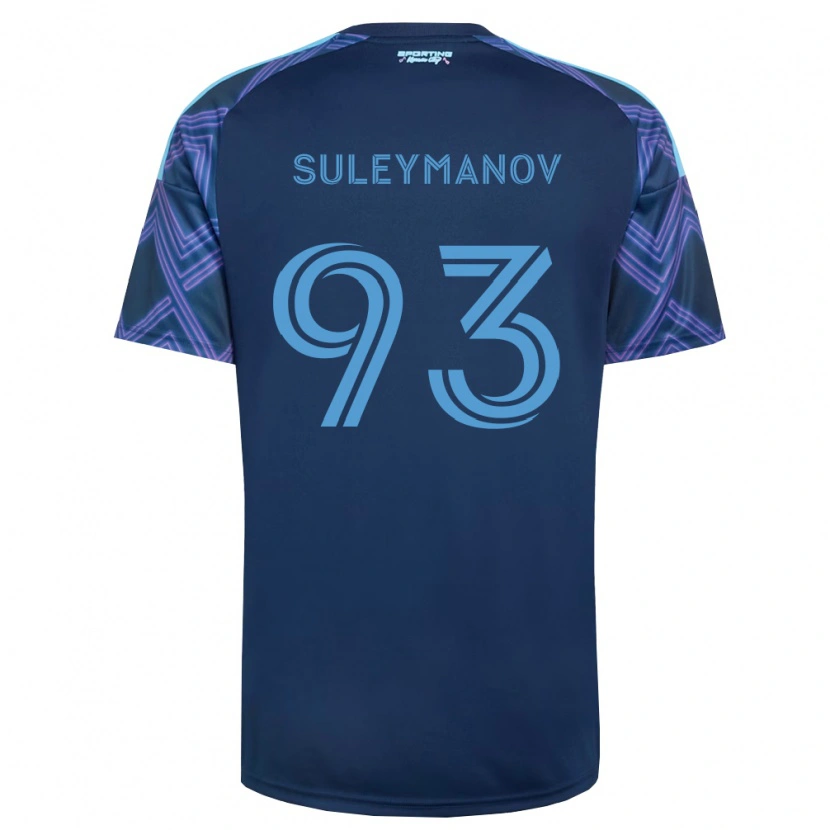 Danxen Herren Shapi Suleymanov #93 Königsblau Violett Auswärtstrikot Trikot 2026/27 T-Shirt