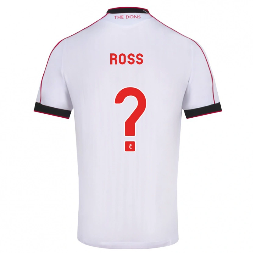 Danxen Herren Dylan Ross #0 Schwarz Rot Weiß Auswärtstrikot Trikot 2026/27 T-Shirt