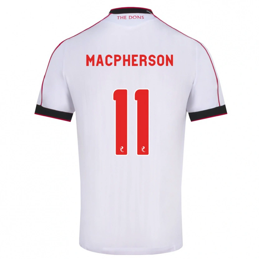 Danxen Herren Keira Macpherson #11 Schwarz Rot Weiß Auswärtstrikot Trikot 2026/27 T-Shirt