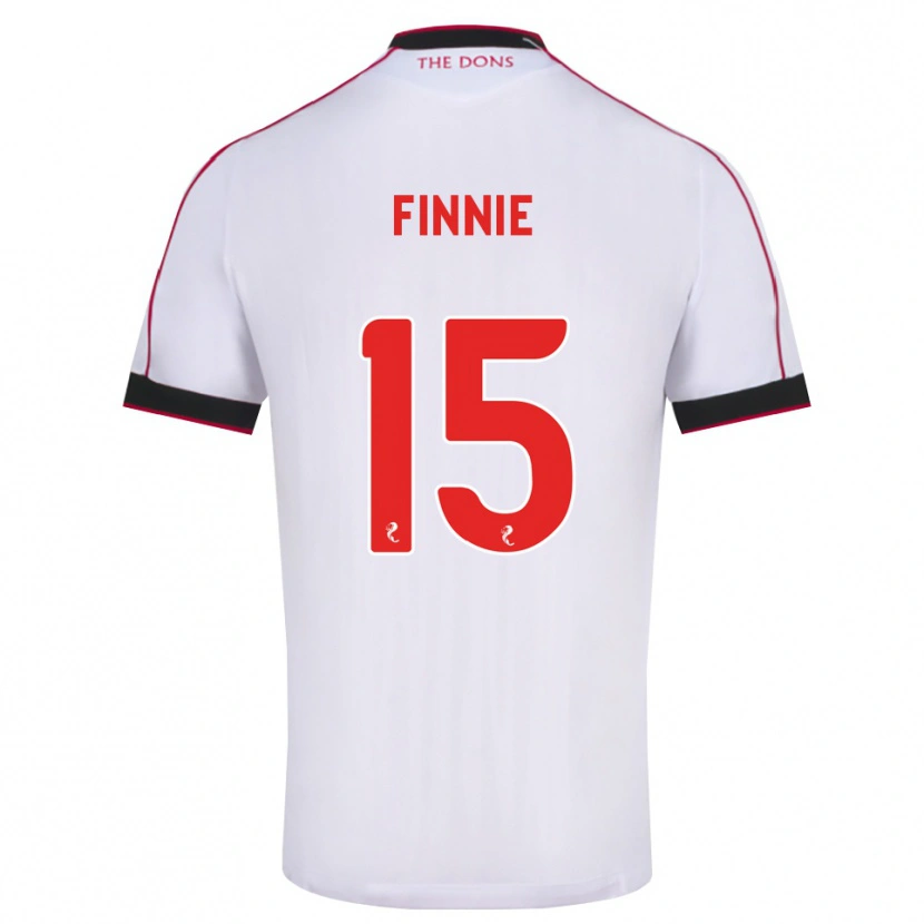 Danxen Herren Maddison Finnie #15 Schwarz Rot Weiß Auswärtstrikot Trikot 2026/27 T-Shirt