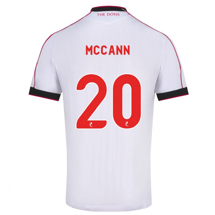 Danxen Herren Annalisa Mccann #20 Schwarz Rot Weiß Auswärtstrikot Trikot 2026/27 T-Shirt