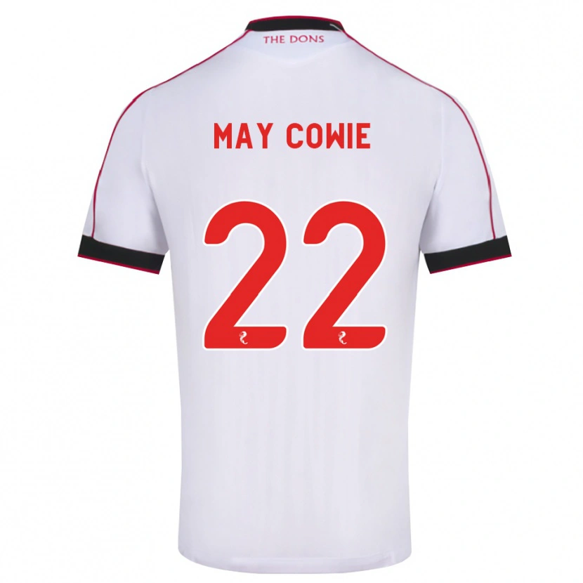 Danxen Herren Ellie May Cowie #22 Schwarz Rot Weiß Auswärtstrikot Trikot 2026/27 T-Shirt