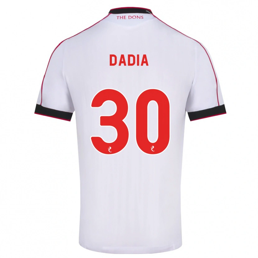 Danxen Herren Or Dadia #30 Schwarz Rot Weiß Auswärtstrikot Trikot 2026/27 T-Shirt