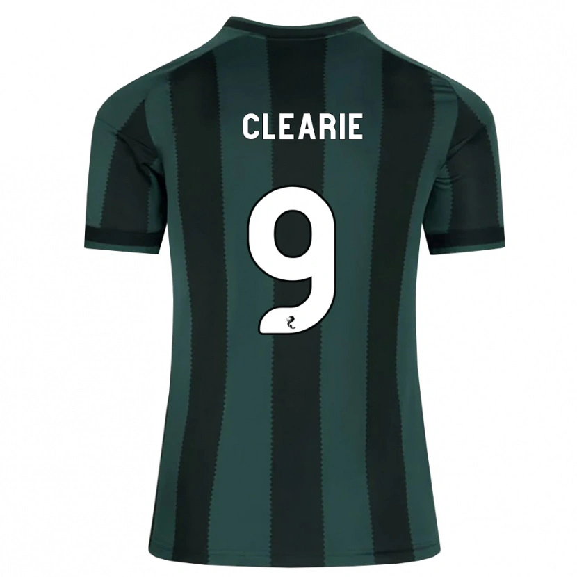 Danxen Herren Lucas Clearie #9 Dunkles Schiefergrau Schwarz Auswärtstrikot Trikot 2026/27 T-Shirt