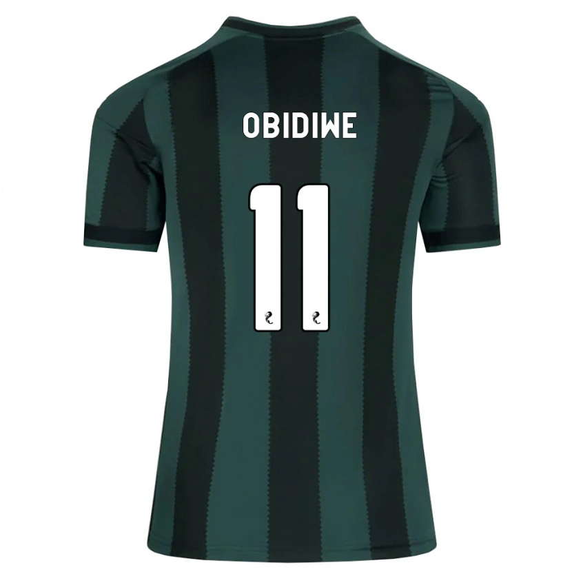Danxen Herren Emmanuel Obidiwe #11 Dunkles Schiefergrau Schwarz Auswärtstrikot Trikot 2026/27 T-Shirt